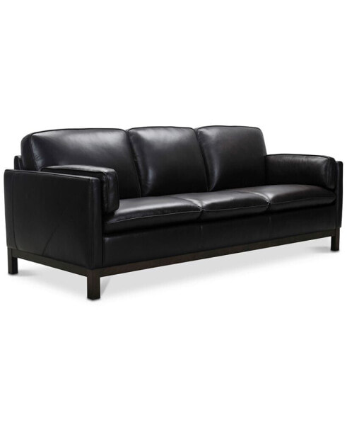 Virton 87" Leather Sofa, Created for Macy's