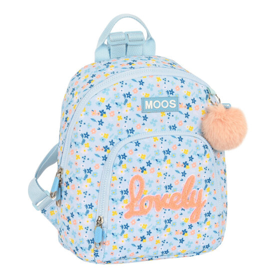 Детский рюкзак Moos Lovely Mini Светло Синий 25 x 30 x 13 см