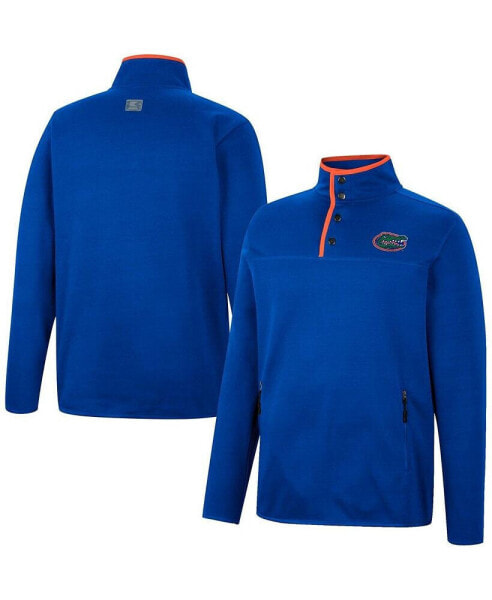 Men's Royal Florida Gators Rebound Quarter-Snap Jacket