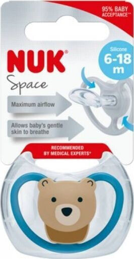 NUK SMOCZEK SIL.6-18 SPACE 1SZT