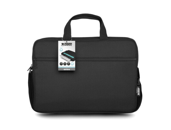 Urban Factory Nylee Toploading Laptop Bag 15.6" Black - Briefcase - 39.6 cm (15.6") - Shoulder strap - 255 g