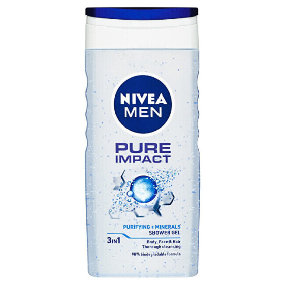 Гель для душа освежающий Nivea Men Pure Impact