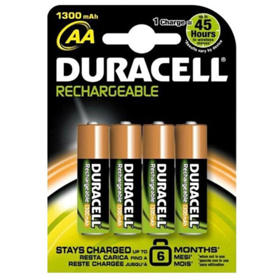 DURACELL 1x4 R6 AAA 1300mAh Rechargeable Batteries