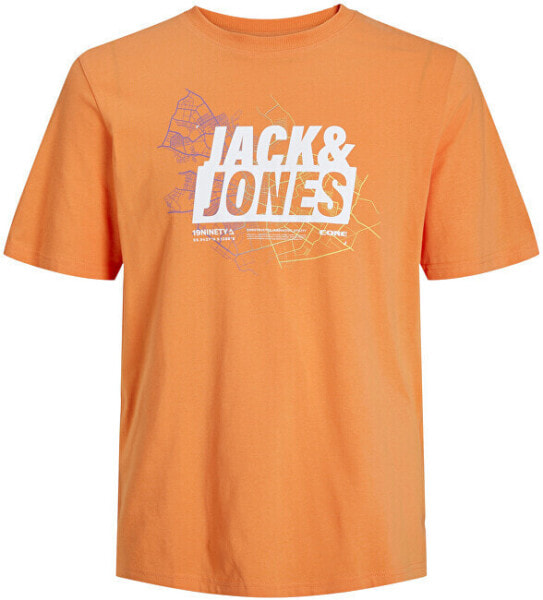 Футболка Jack & Jones JCOMAP Regular Fit Tangerine
