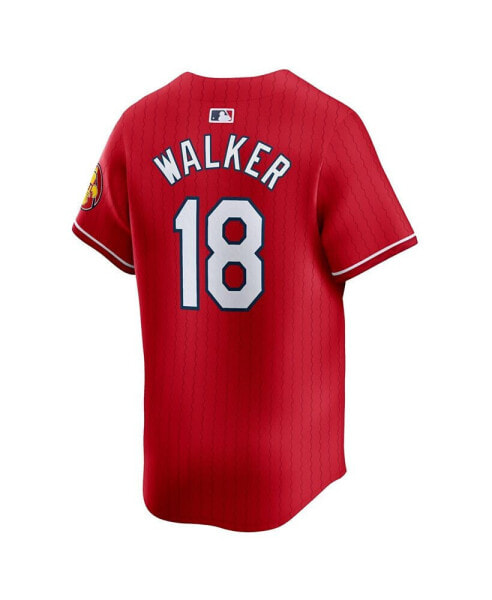 Men's Red Jordan Walker St. Louis Cardinals 2024 City Connect Limited Player Jersey