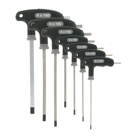 VAR Set Of 7 P Handled Hex Wrenches Tool