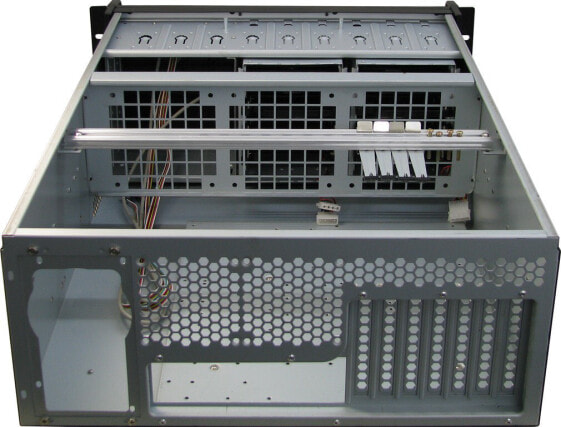 Inter-Tech IPC 4U-4129L - Rack - Server - Metallic - Silver - ATX - EATX - micro ATX - Steel - 4U