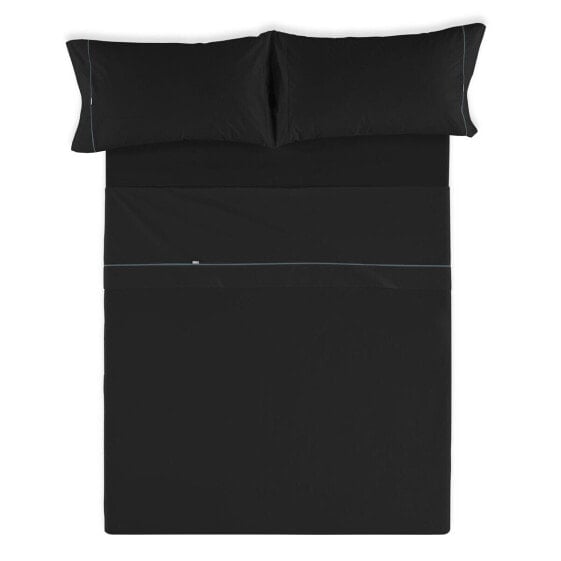 Постельное белье комплект Alexandra House Living Чёрное Королевского размера 4 предмета