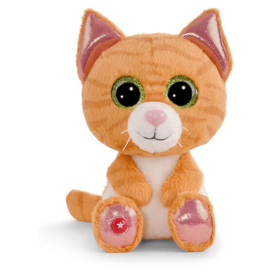 NICI Soft Toy Glubschis Tabby Cat Tabbrey 15 cm Dangling Key Ring