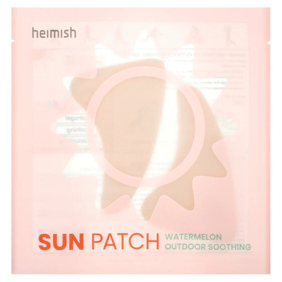 SUN Patch, Watermelon Outdoor Soothing Patch, 5 Patch