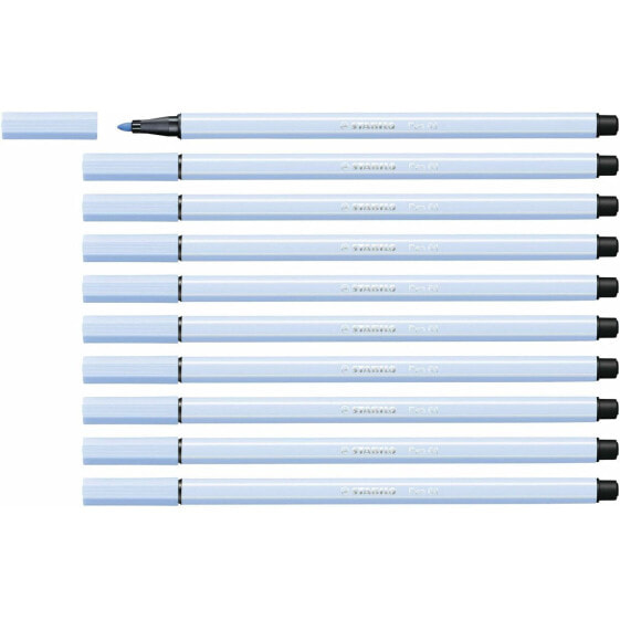Felt-tip pens Stabilo Pen 68 Blue (10 Pieces)