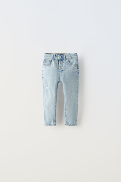 Джинсы для малышей ZARA Buttoned Skinny Jeans