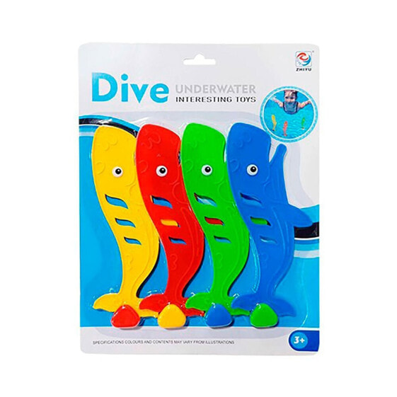 SOFTEE Whale Diving Animals 4 Units