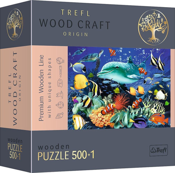 Trefl Puzzle drewniane 500+1 Morskie życie TREFL