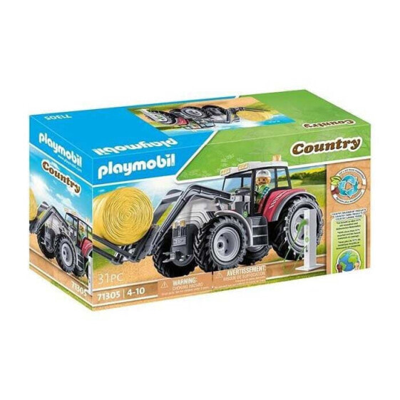 PLAYMOBIL Large Tractor With Accessories Construction Game