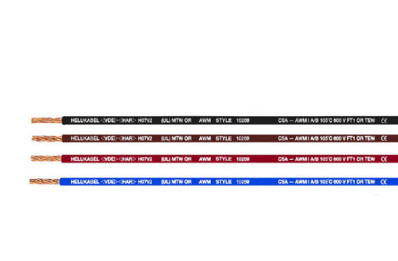 Helukabel UL/CSA FÜNFNORM H07V2-K 16AWG (1x1,5qmm)Rot Einzelader PVC 64127 - Low voltage cable - Red - Polyvinyl chloride (PVC) - Polyvinyl chloride (PVC) - Cooper - 1 x 1.5 mm²