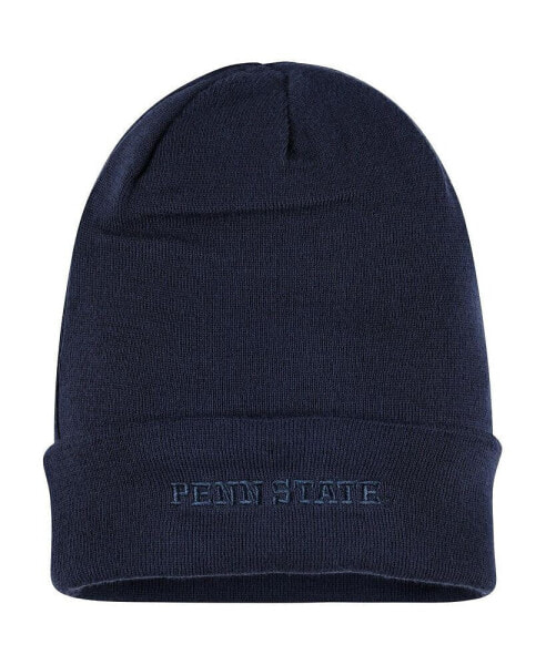 Шапка Nike мужская темно-синяя Penn State Nittany Lions Tonal Cuffed Knit Hat