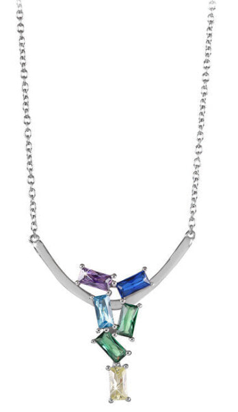 Fashion necklace with zircons SC352