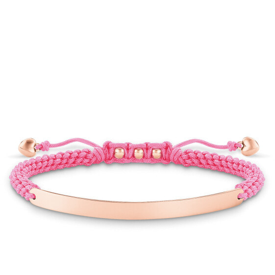 Thomas Sabo Damen Armband 925 Silber Pink/Rosegold LBA0048-597-9-L21v