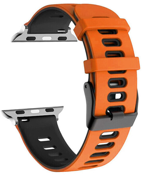 Silikonový řemínek pro Apple Watch - Orange 42/44/45 mm