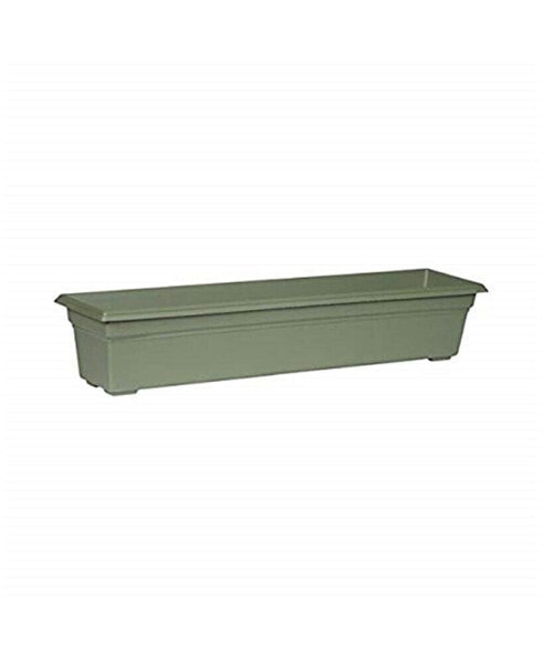 Сервировка стола NOVELTY Коробка с цветами загородного стиля, 30 дюймов, серый