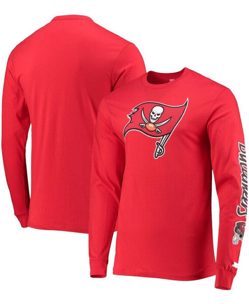 Men's Red Tampa Bay Buccaneers Halftime Long Sleeve T-shirt