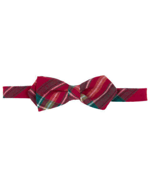 Plaid Holiday Bow Tie One Size