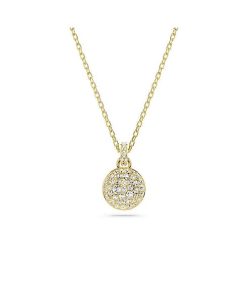 White, Rhodium Plated or Gold-Tone or Rose-Gold Tone Meteora Pendant Necklace