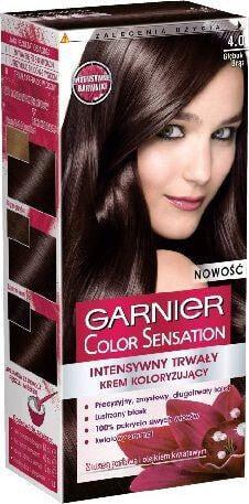 Garnier Color Sensation Krem koloryzujący 4.0 Deep Brown- Głęboki brąz