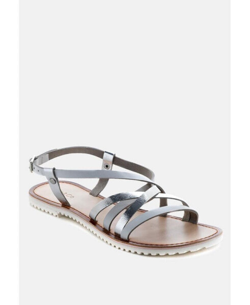 Сандалии женские Rag & Co jUNE Womens Strappy Flat Leather