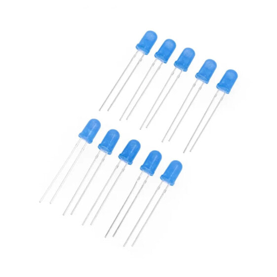 LED 5mm blue - 10pcs. - justPi