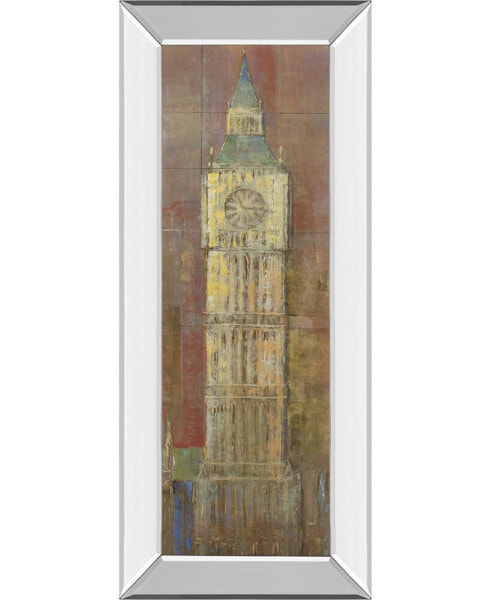 Big Ben by Longo Mirror Framed Print Wall Art, 18" x 42"