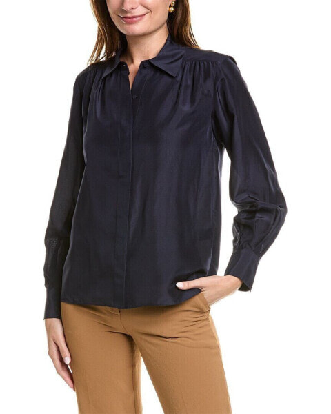 Rebecca Taylor Charm Silk Blouse Women's Xs