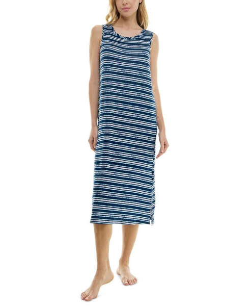 Women's Printed Sleeveless Nightgown