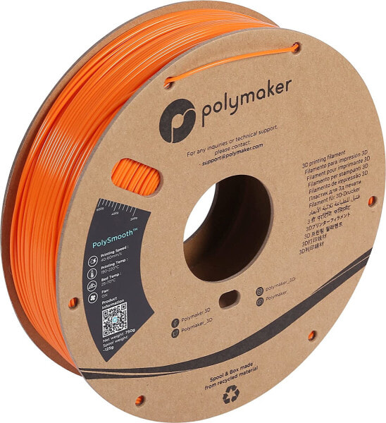 Polymaker PJ01008 PolySmooth Filament polierbar 1.75 mm 750 g Orange 1 St.