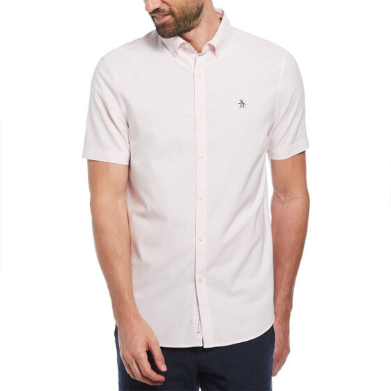 ORIGINAL PENGUIN Oxford Stretch No Pkt short sleeve shirt