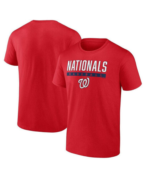 Men's Red Washington Nationals Power Hit T-shirt