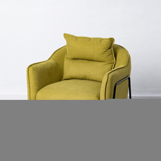 Кресло 76,5 x 70 x 74 cm Синтетическая ткань Металл Зеленый