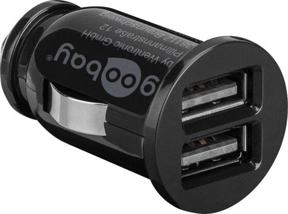 Goobay GOO 58912 - USB-Ladegerät 5 V 3100 mA Kfz 2 USB-Ports