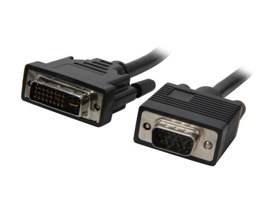 Link Depot DVI-10-VGA Black Male to Male DVI To VGA Cable