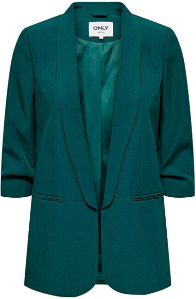 Пиджак для женщин Only ONLELLY Regular Fit 15197451 темно-синий