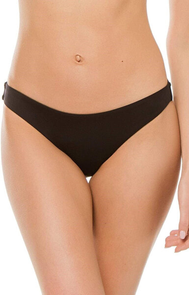 Skin 255954 Womens The Selby Black/Martini Olive Bikini Bottoms Swimwear Size S