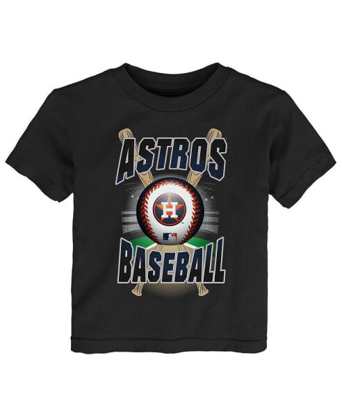 Футболка для малышей OuterStuff Houston Astros Черная праздничная