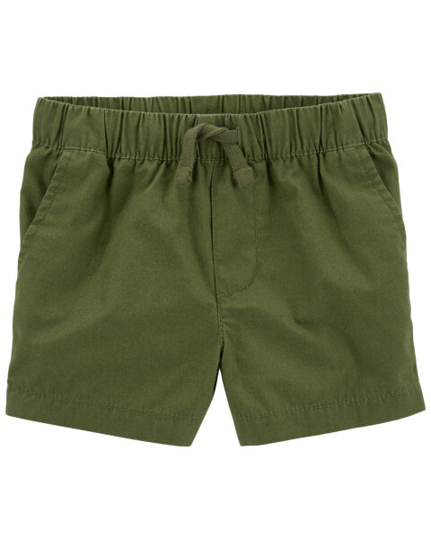 Toddler Pull-On Poplin Shorts 4T