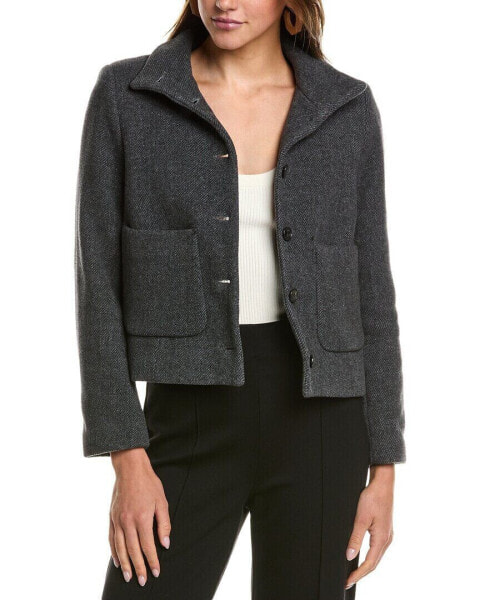 Ba&Sh Wool-Blend Jacket Women's Grey 3/L