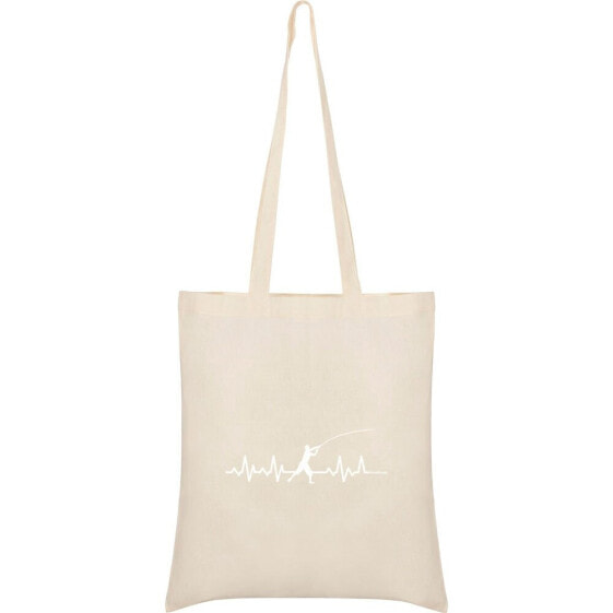 KRUSKIS Fishing Heartbeat Tote Bag