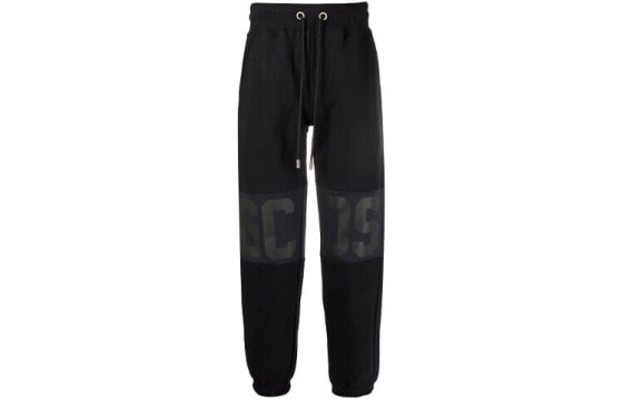Спортивные брюки для мужчин GCDS FW21 Logo черного цвета
