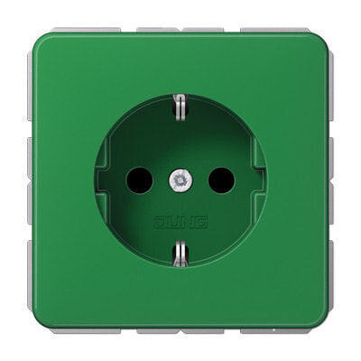 JUNG CD 1520 BFKI GN - CEE 7/3 - Green - Thermoplastic - 250 V - 16 A