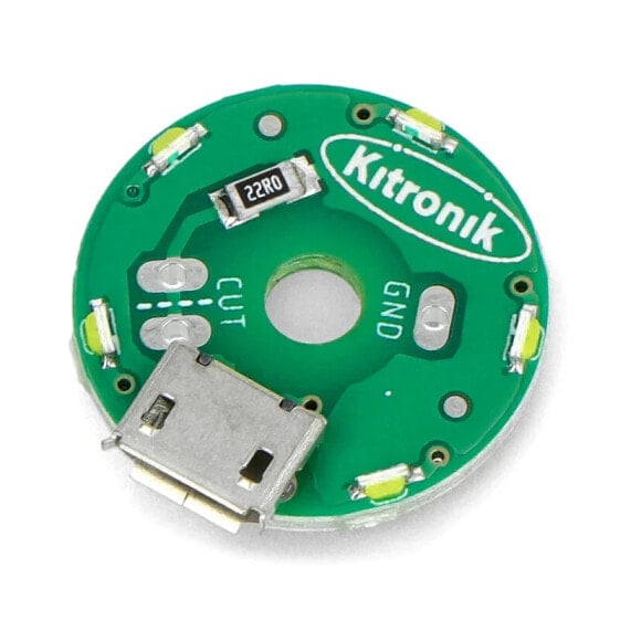 Светодиодная лента RGB 5 х USB 5 В - круглая - Kitronik 35167