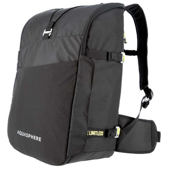 Рюкзак походный Aquasphere Transition 35L черный/ярко-желтый